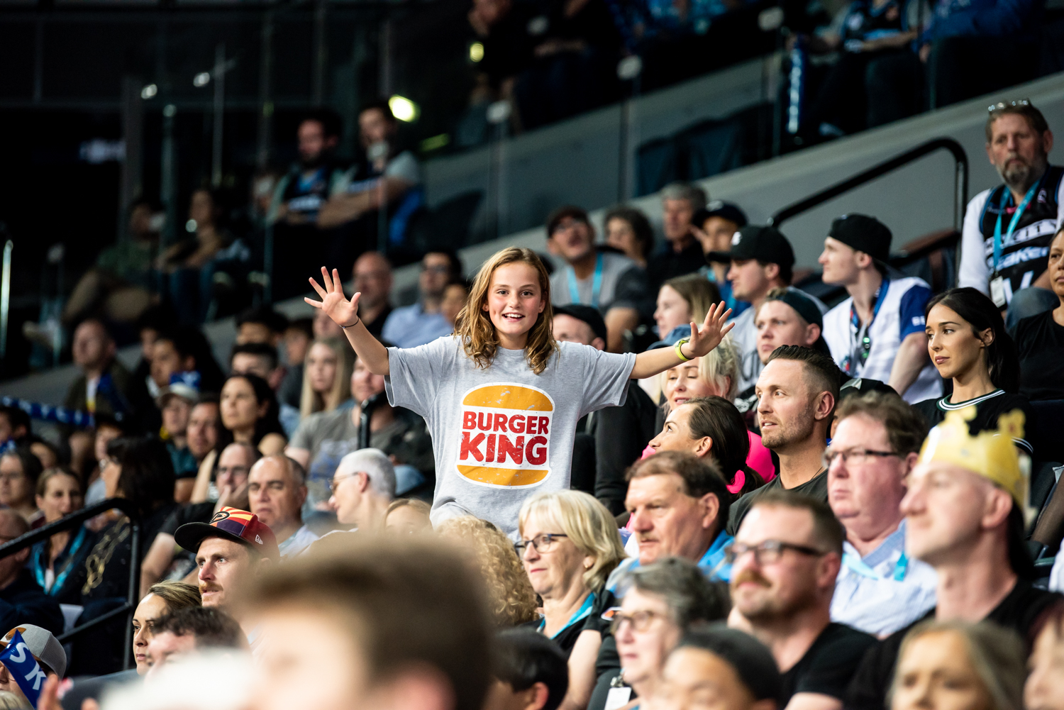 Girl in the crowd